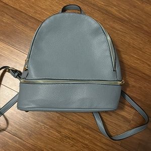 Leather backpack
